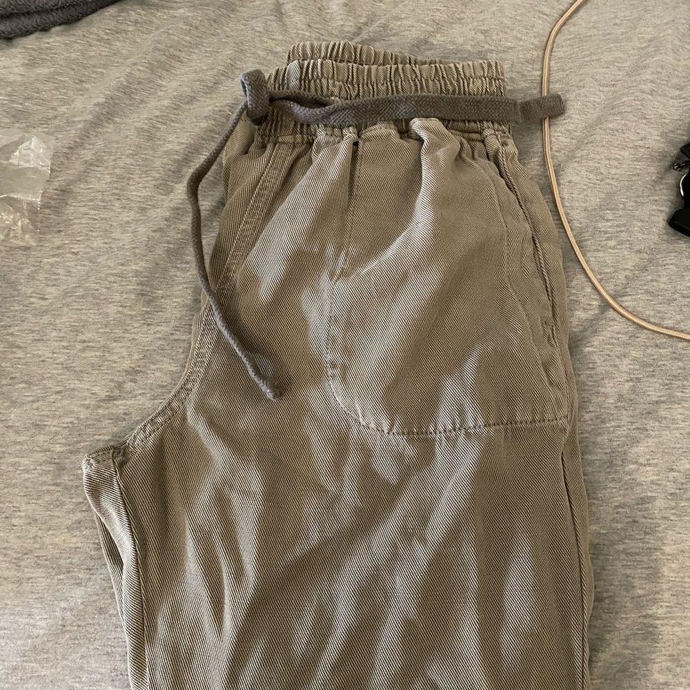 Zara army green joggers